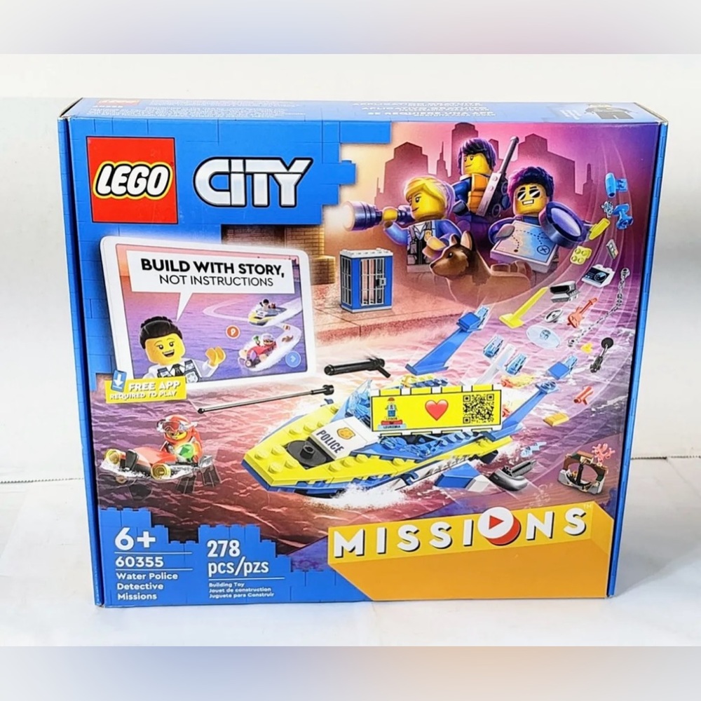 (NEW) LEGO City Water Police Detective Missions 60355